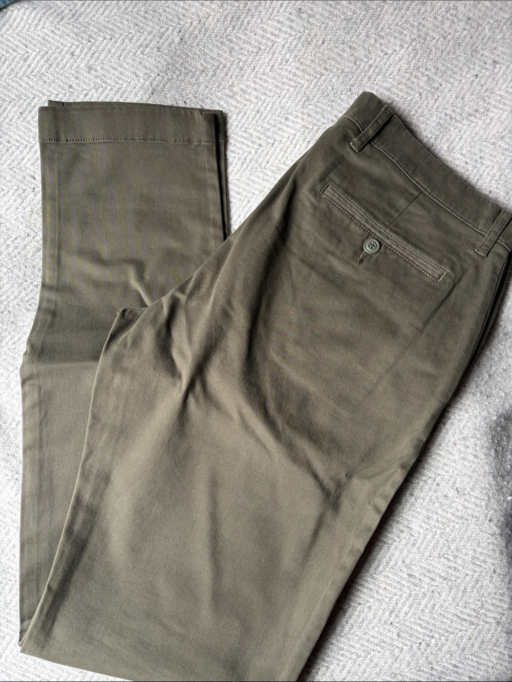J. Crew Men's Olive Chino Trousers NWT